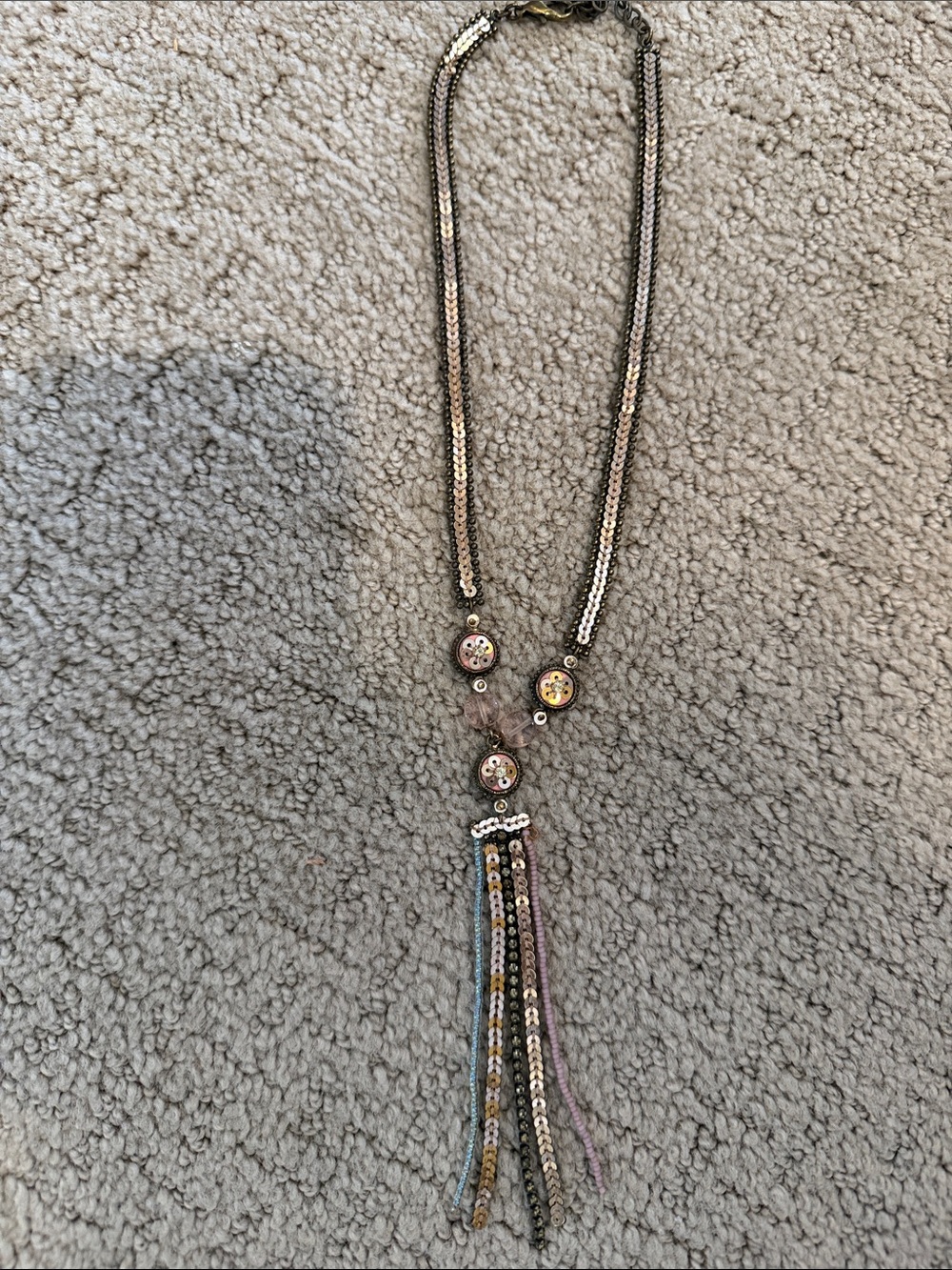 Multicolor Tassel Pendant Necklace - Women Jewelry